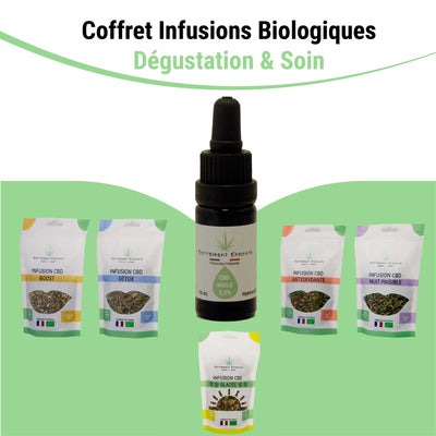 Carrément Chanvre - Coffret Infusions CBD Biologique 