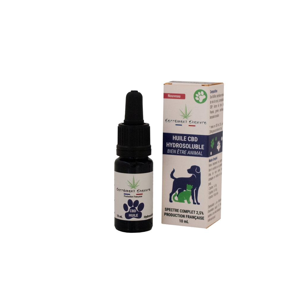 Huile CBD Hydrosoluble - Animaux - Producteur Carrément