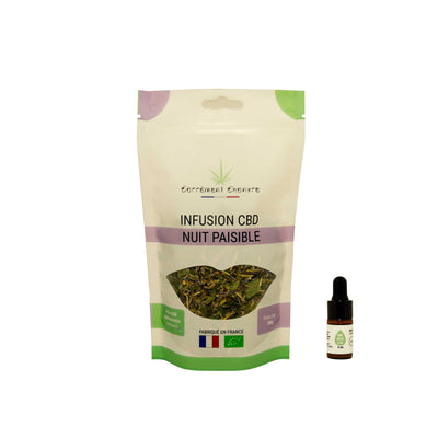 Infusion CBD Nuit Paisible - Carrément Chanvre Thé et infusions Carrement Chanvre 